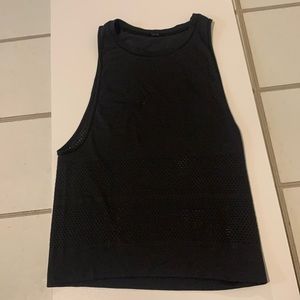 Lululemon size 4 black workout tank!